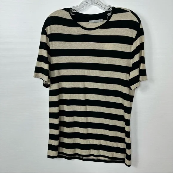 Vince Mens Sz S Striped Tee NWT - Picture 3 of 8